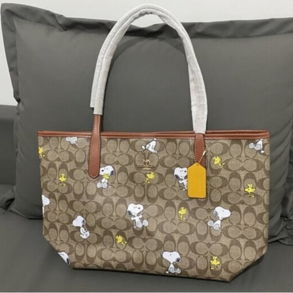 Brand New Snoopy Tote Bag by Coach